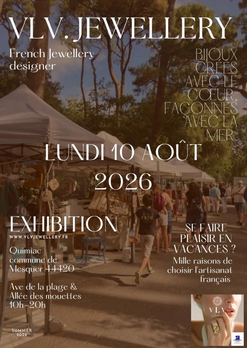 vlv-jewellery-bijoux-évènement quimiac marché d'art août26